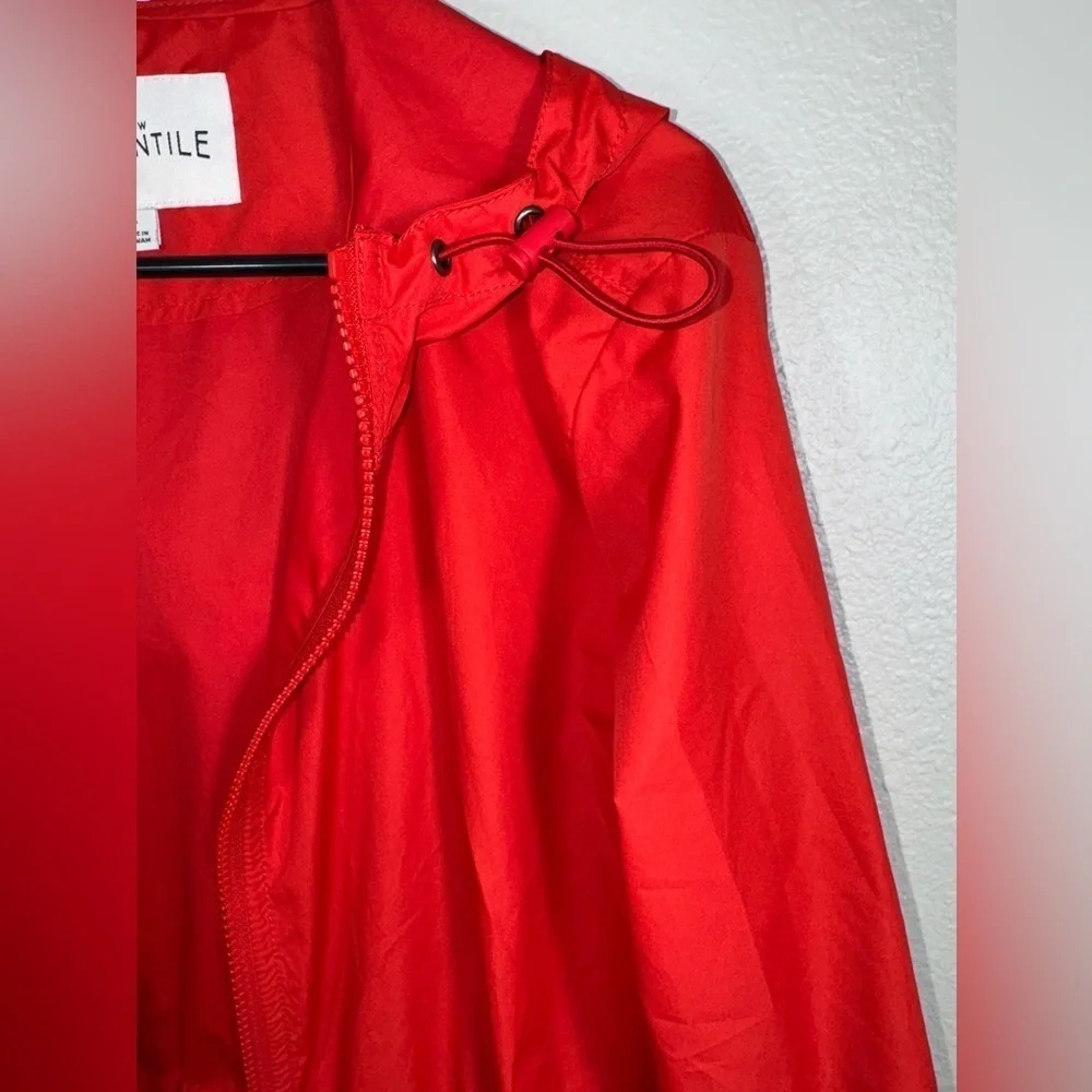 J.Crew Mercantile Red packable jacket, windbreaker women’s size small MERCANTILE